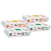PACHET PROMO - 4 x Lavete umede Sleepy Easy Clean, 50 Buc (Herbal+White Soap)